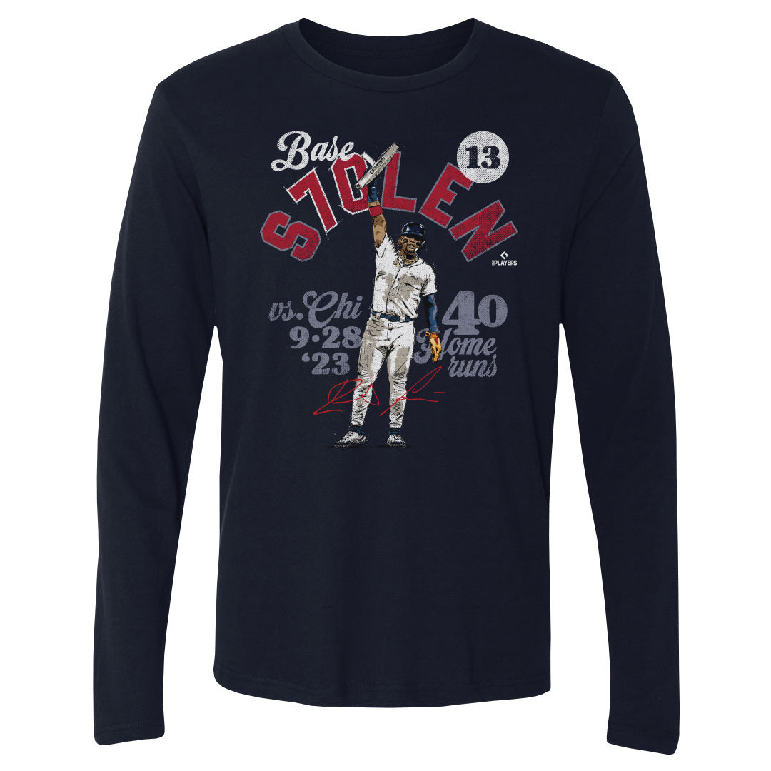 Ronald Acuna Jr. Men's Long Sleeve T-Shirt | 500 LEVEL