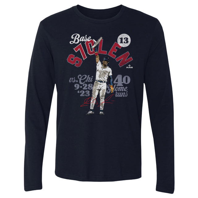 Ronald Acuna Jr. Men's Long Sleeve T-Shirt | 500 LEVEL
