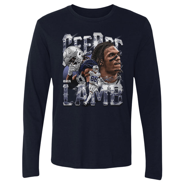 CeeDee Lamb Men's Long Sleeve T-Shirt | 500 LEVEL