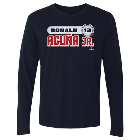 Ronald Acuna Jr. Men's Long Sleeve T-Shirt | 500 LEVEL