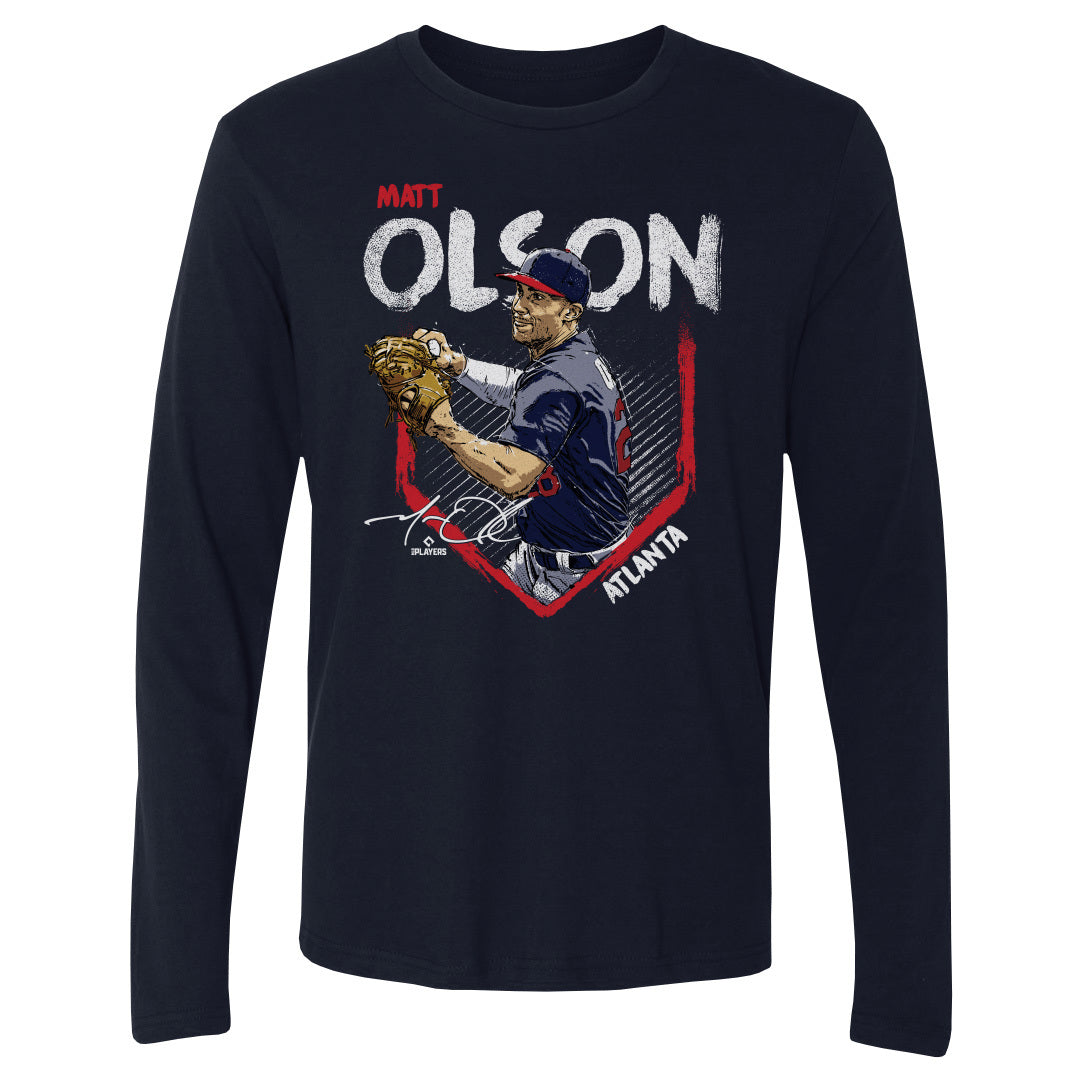 Matt Olson Men&#39;s Long Sleeve T-Shirt | 500 LEVEL