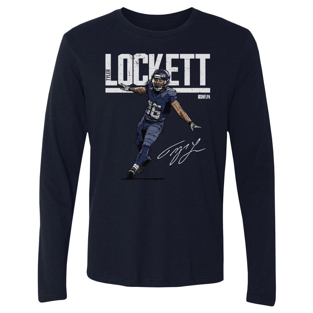 Tyler Lockett Men&#39;s Long Sleeve T-Shirt | 500 LEVEL