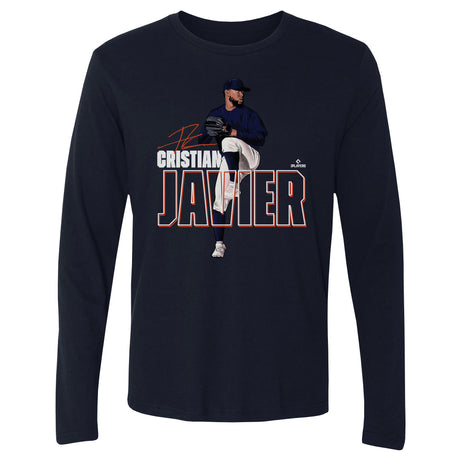 Cristian Javier Men's Long Sleeve T-Shirt | 500 LEVEL