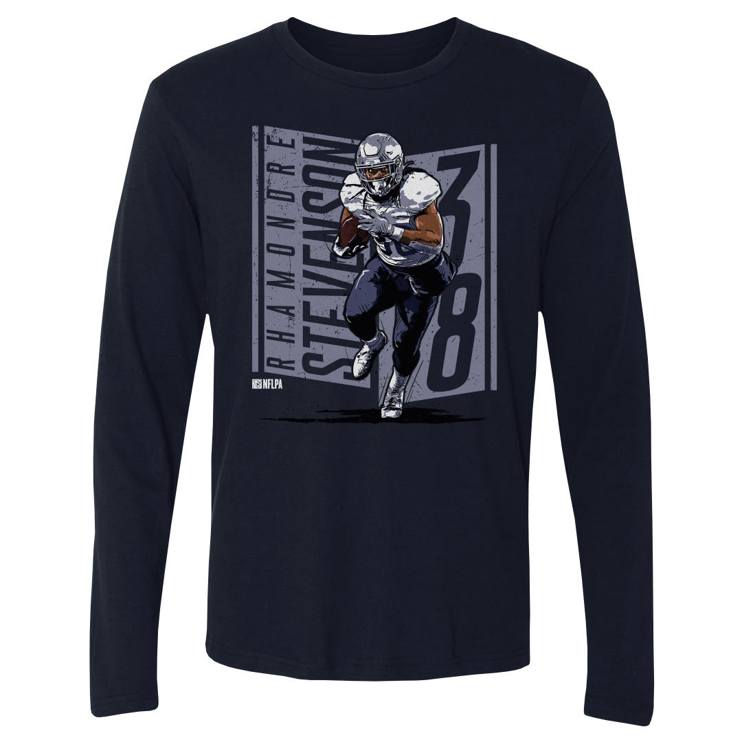 Rhamondre Stevenson Men's Long Sleeve T-Shirt | 500 LEVEL