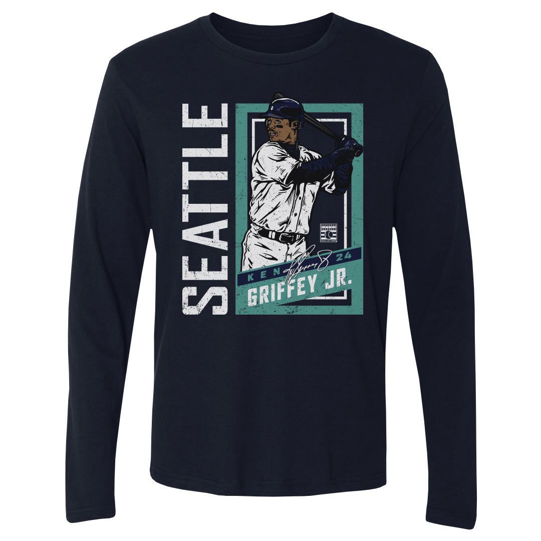 Ken Griffey Jr. Men's Long Sleeve T-Shirt | 500 LEVEL