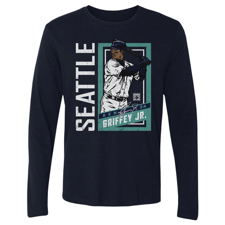 Ken Griffey Jr. Men's Long Sleeve T-Shirt | 500 LEVEL