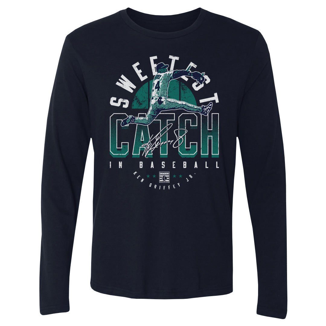 Ken Griffey Jr. Men's Long Sleeve T-Shirt | 500 LEVEL
