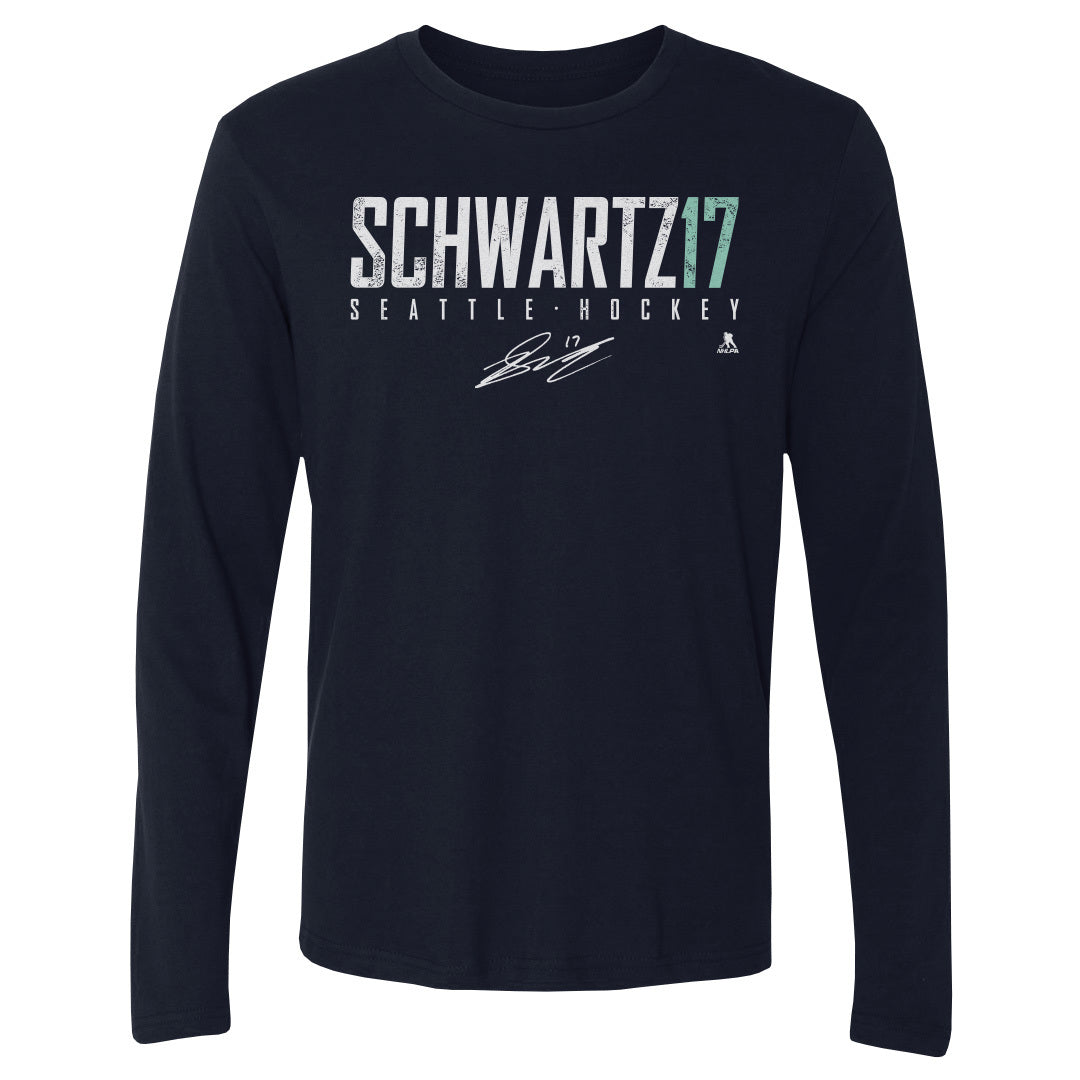 Jaden Schwartz Men's Long Sleeve T-Shirt | 500 LEVEL