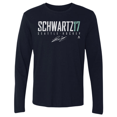 Jaden Schwartz Men's Long Sleeve T-Shirt | 500 LEVEL