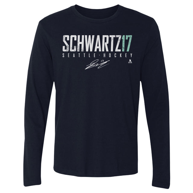 Jaden Schwartz Men's Long Sleeve T-Shirt | 500 LEVEL