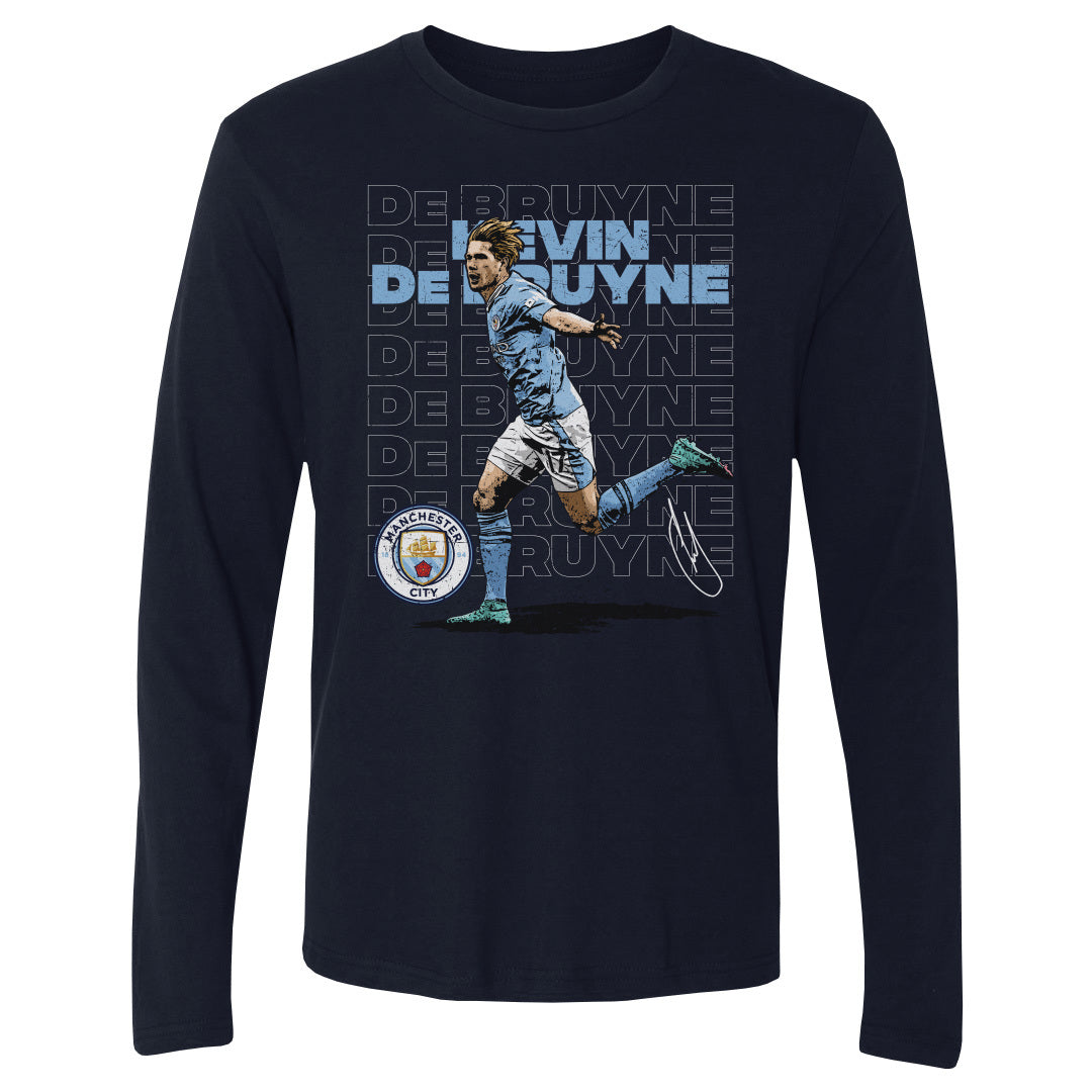 Kevin De Bruyne Men&#39;s Long Sleeve T-Shirt | 500 LEVEL