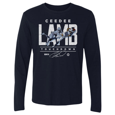 CeeDee Lamb Men's Long Sleeve T-Shirt | 500 LEVEL