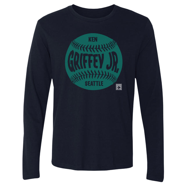 Ken Griffey Jr. Men's Long Sleeve T-Shirt | 500 LEVEL
