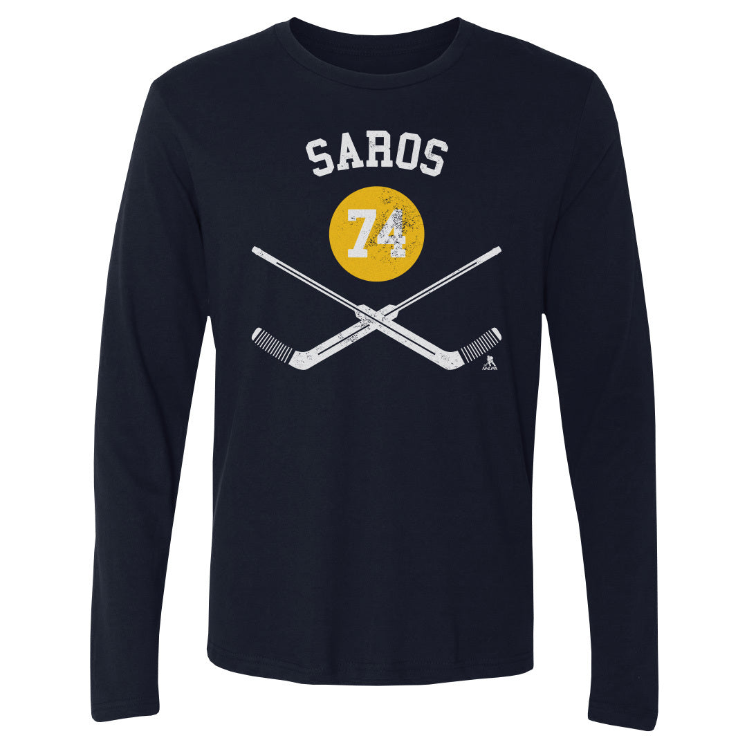 Juuse Saros Men's Long Sleeve T-Shirt | 500 LEVEL