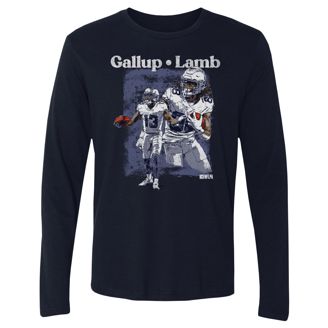 CeeDee Lamb Men's Long Sleeve T-Shirt | 500 LEVEL