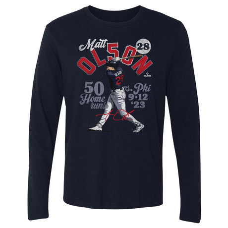 Matt Olson Men's Long Sleeve T-Shirt | 500 LEVEL