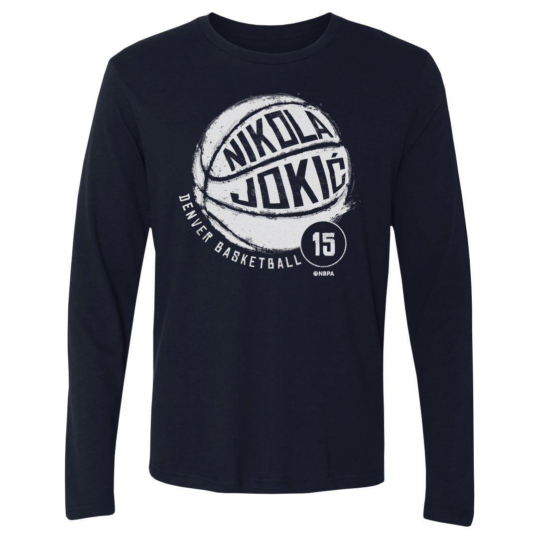 Nikola Jokic Men's Long Sleeve T-Shirt | 500 LEVEL