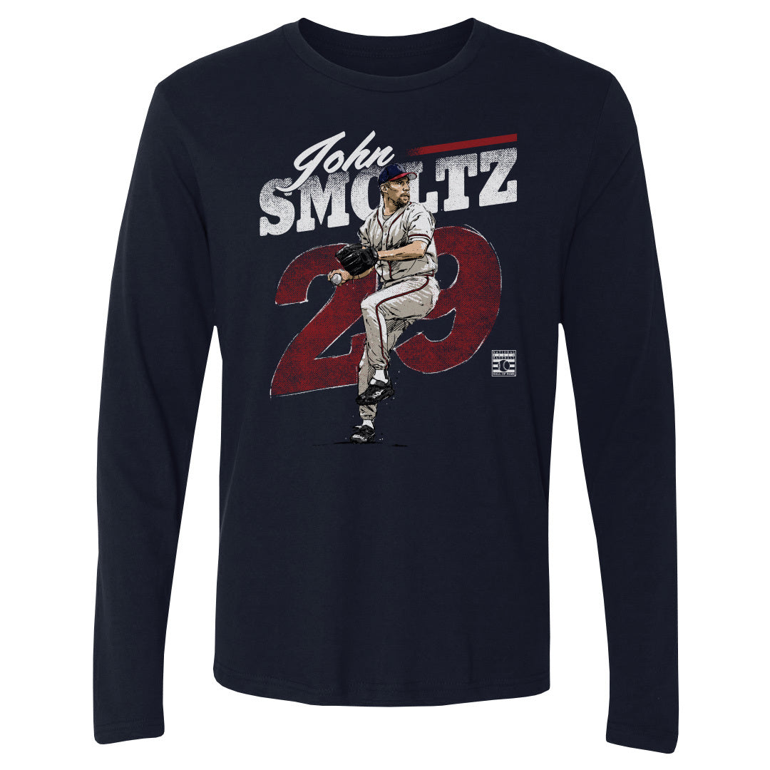 John Smoltz Men&#39;s Long Sleeve T-Shirt | 500 LEVEL