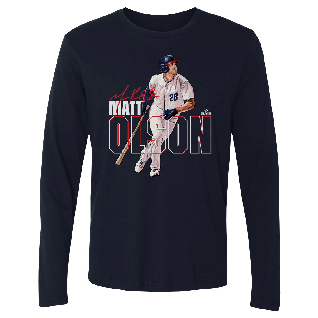 Matt Olson Men's Long Sleeve T-Shirt | 500 LEVEL