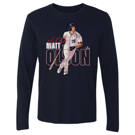 Matt Olson Men's Long Sleeve T-Shirt | 500 LEVEL