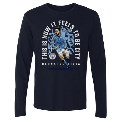Bernardo Silva Men's Long Sleeve T-Shirt | 500 LEVEL