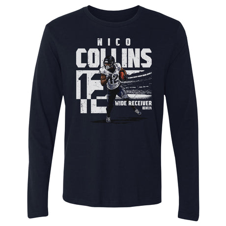 Nico Collins Men's Long Sleeve T-Shirt | 500 LEVEL