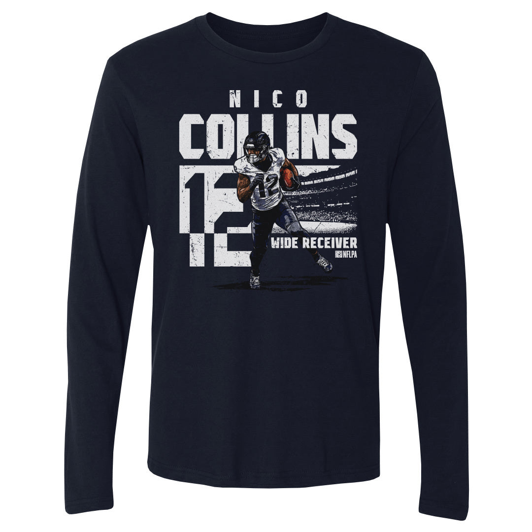 Nico Collins Men&#39;s Long Sleeve T-Shirt | 500 LEVEL