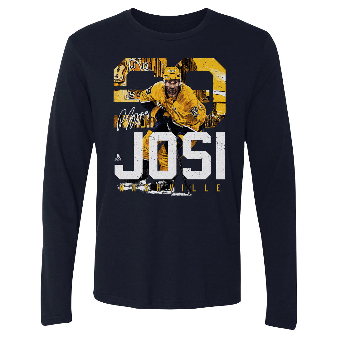 Roman Josi Men's Long Sleeve T-Shirt | 500 LEVEL