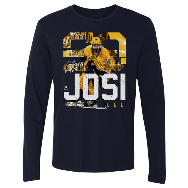 Roman Josi Men's Long Sleeve T-Shirt | 500 LEVEL