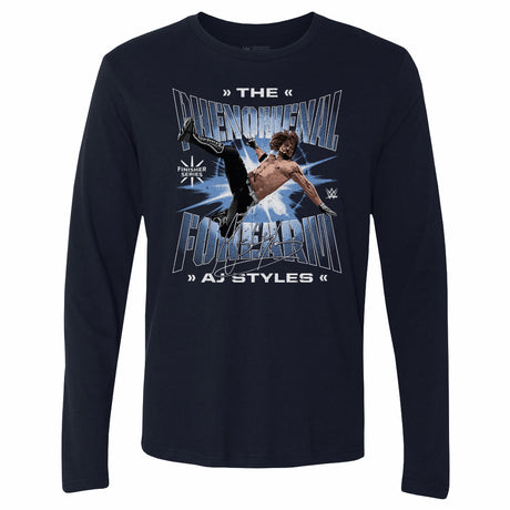 A.J. Styles Men's Long Sleeve T-Shirt | 500 LEVEL