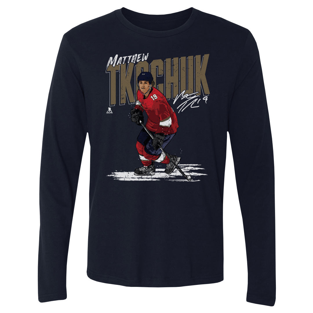 Matthew Tkachuk Men&#39;s Long Sleeve T-Shirt | 500 LEVEL