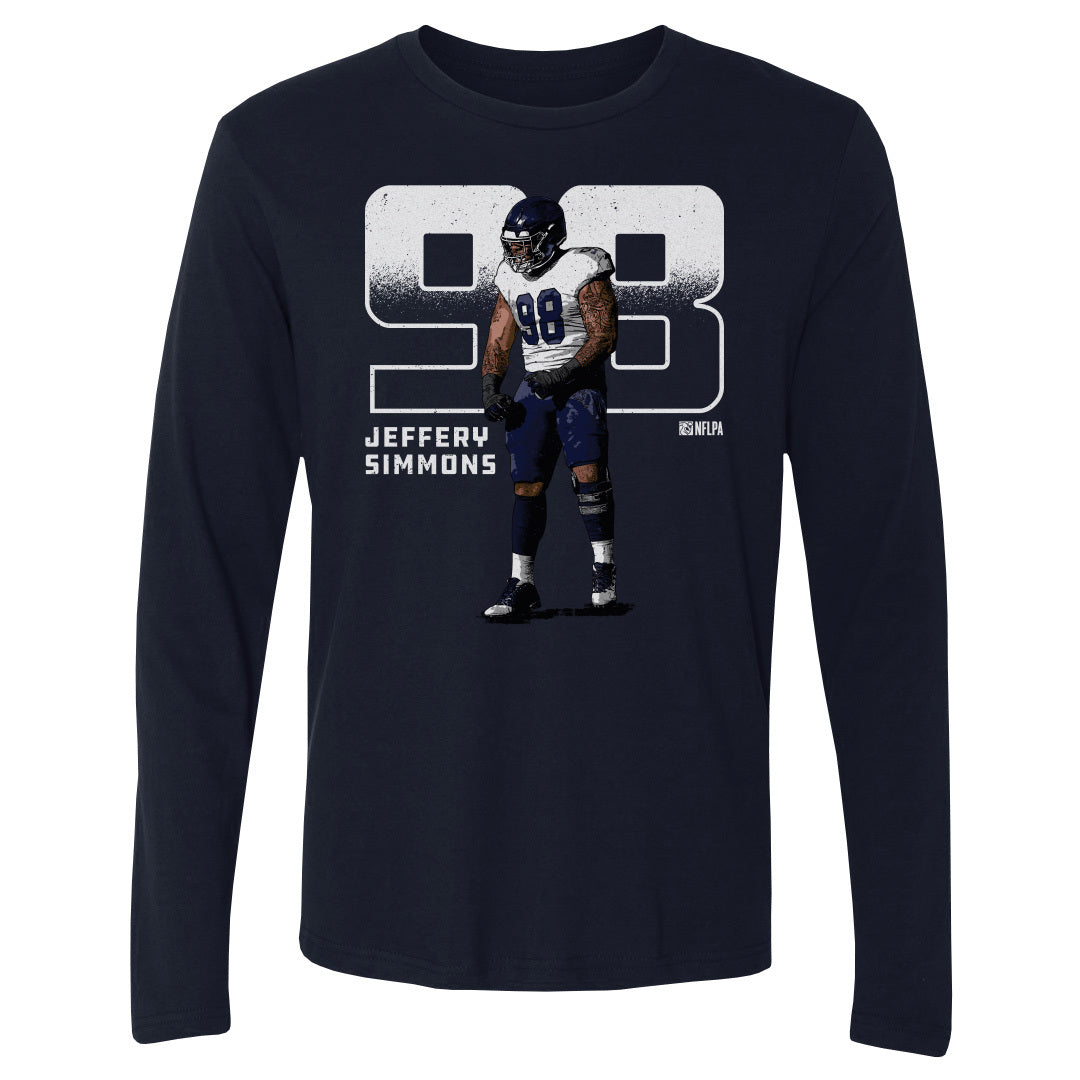 Jeffery Simmons Men's Long Sleeve T-Shirt | 500 LEVEL