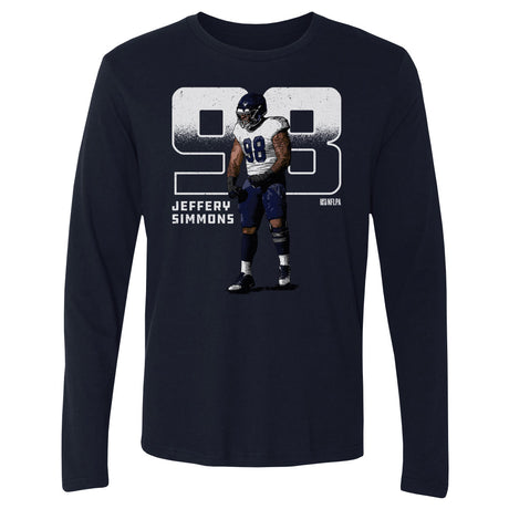 Jeffery Simmons Men's Long Sleeve T-Shirt | 500 LEVEL