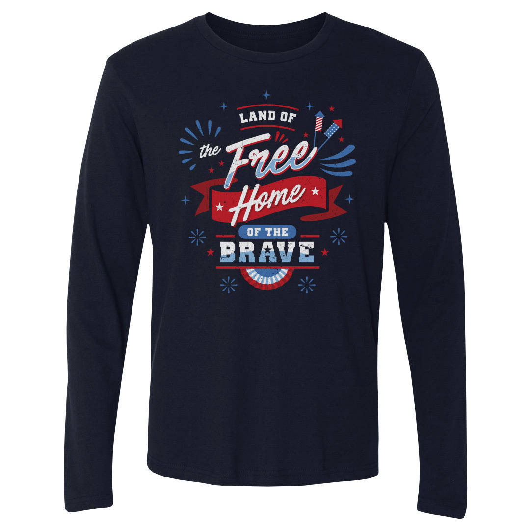 USA Men's Long Sleeve T-Shirt | 500 LEVEL