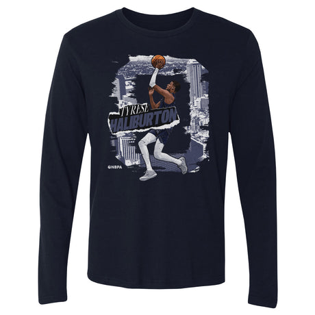Tyrese Haliburton Men's Long Sleeve T-Shirt | 500 LEVEL