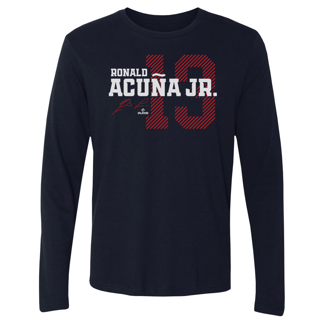 Ronald Acuna Jr. Men's Long Sleeve T-Shirt | 500 LEVEL