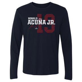 Ronald Acuna Jr. Men's Long Sleeve T-Shirt | 500 LEVEL