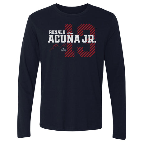 Ronald Acuna Jr. Men's Long Sleeve T-Shirt | 500 LEVEL