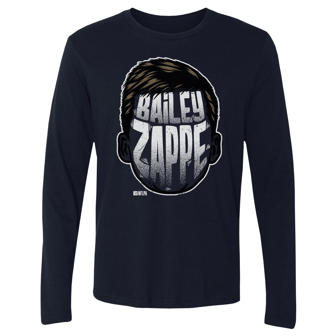 Bailey Zappe Men&#39;s Long Sleeve T-Shirt | 500 LEVEL