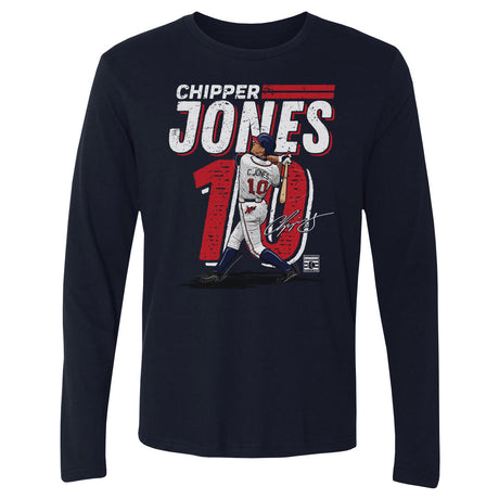Chipper Jones Men's Long Sleeve T-Shirt | 500 LEVEL