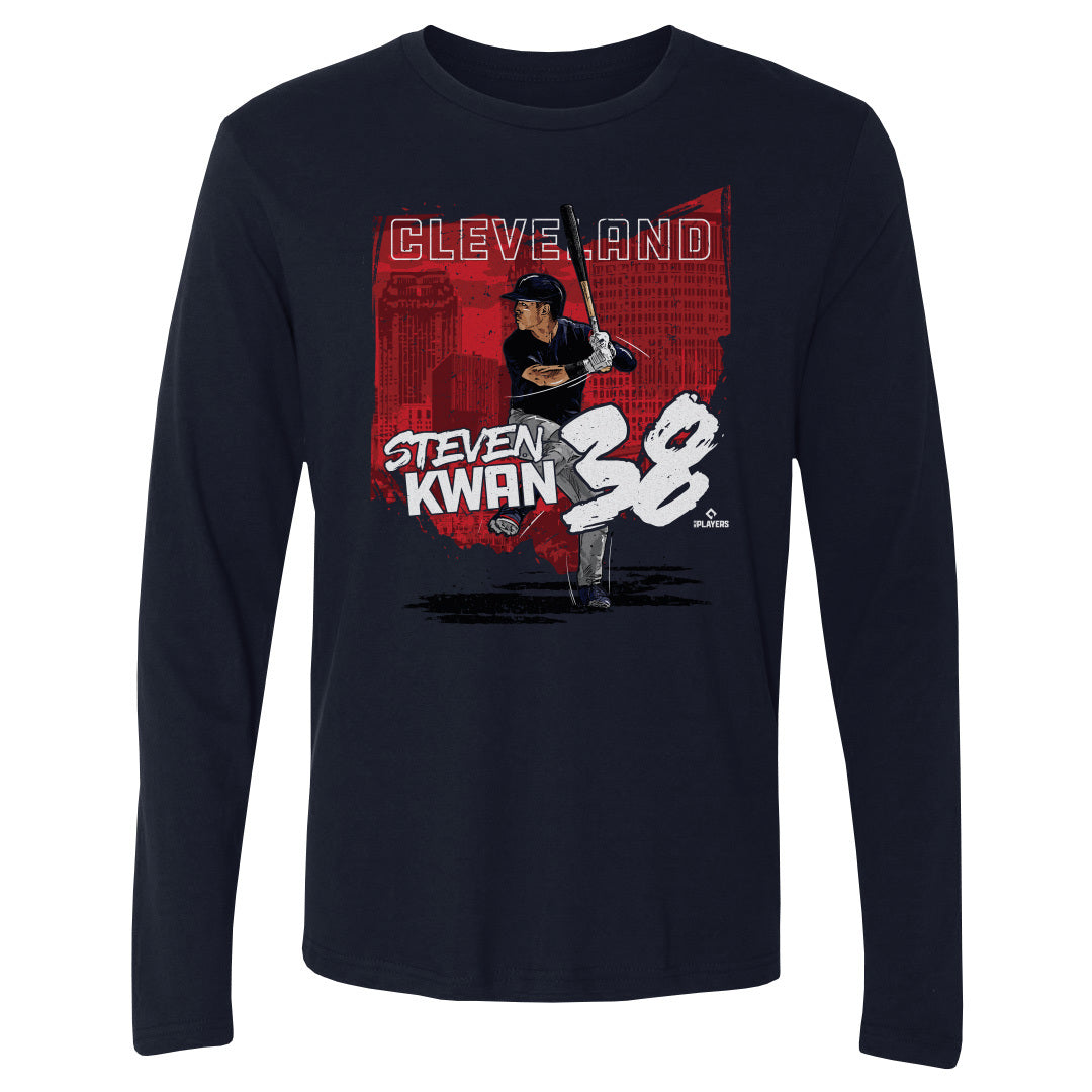 Steven Kwan Men's Long Sleeve T-Shirt | 500 LEVEL