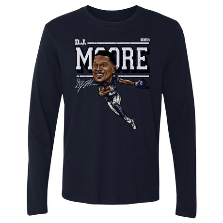 D.J. Moore Men's Long Sleeve T-Shirt | 500 LEVEL