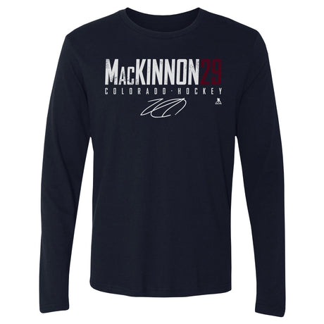 Nathan MacKinnon Men's Long Sleeve T-Shirt | 500 LEVEL