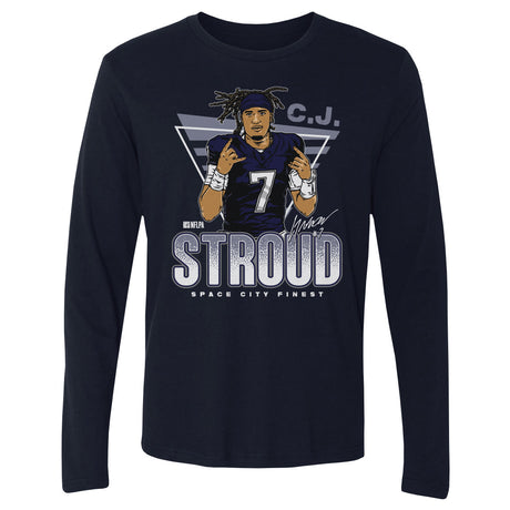 C.J. Stroud Men's Long Sleeve T-Shirt | 500 LEVEL