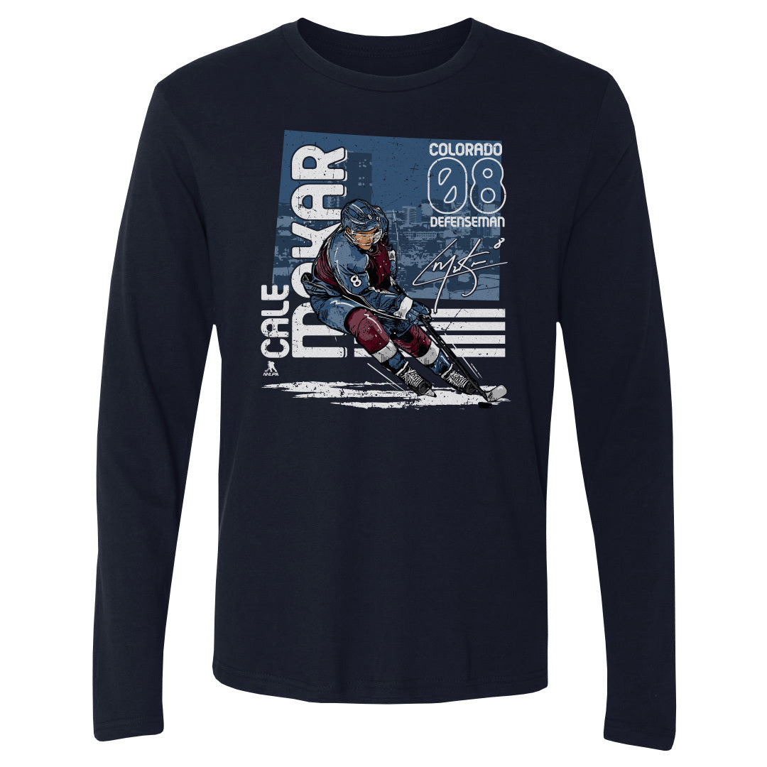 Cale Makar Men's Long Sleeve T-Shirt | 500 LEVEL