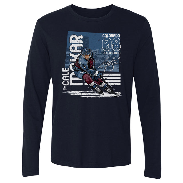 Cale Makar Men's Long Sleeve T-Shirt | 500 LEVEL