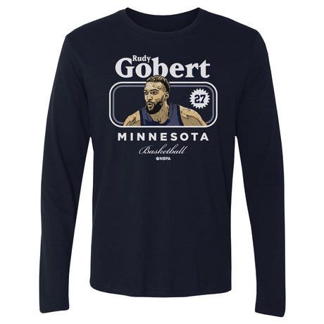 Rudy Gobert Men's Long Sleeve T-Shirt | 500 LEVEL