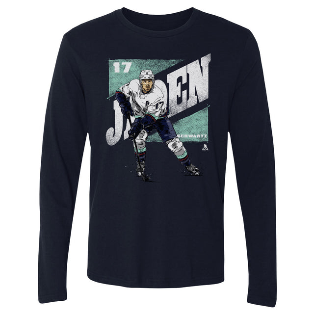 Jaden Schwartz Men's Long Sleeve T-Shirt | 500 LEVEL