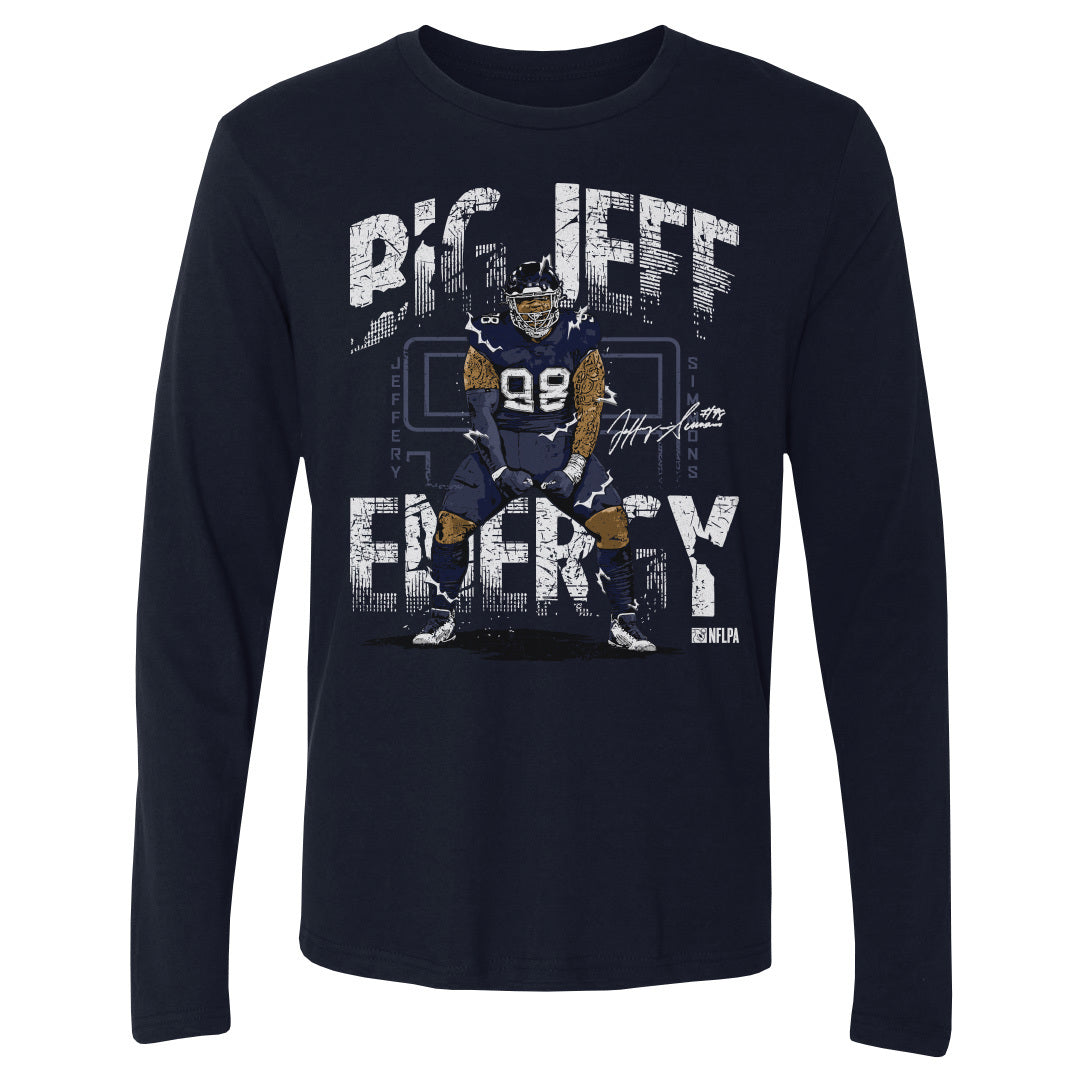 Jeffery Simmons Men's Long Sleeve T-Shirt | 500 LEVEL