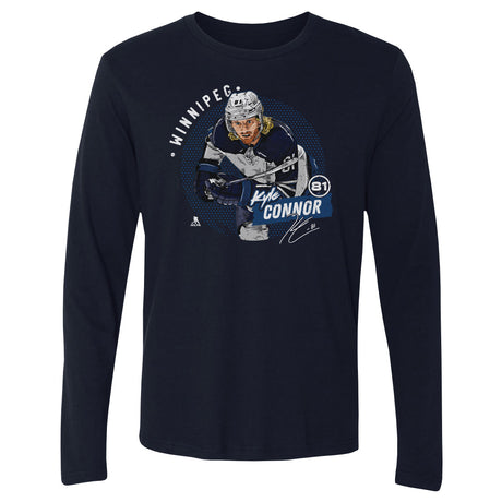 Kyle Connor Men's Long Sleeve T-Shirt | 500 LEVEL